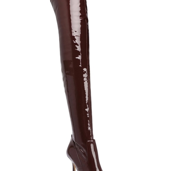 Steve Madden Women's Burgundy Vanquish Over-the-Knee Thigh-High Boots Size 8.5 - Picture 2 of 7